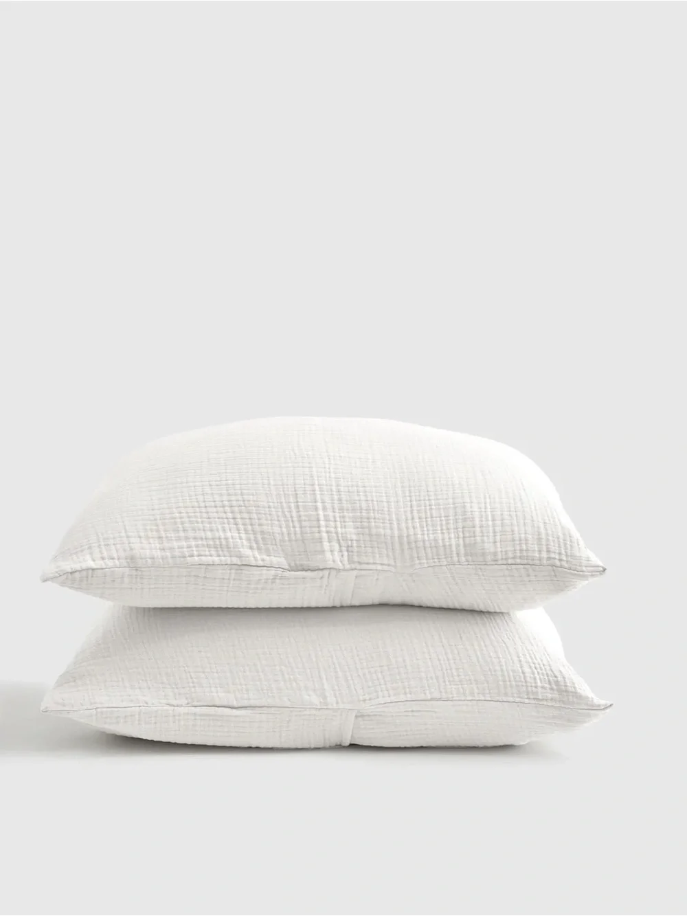 NWT Quince Cotton Gauze Standard  Shams - Set of 2 Bonus  1 Linen Sham